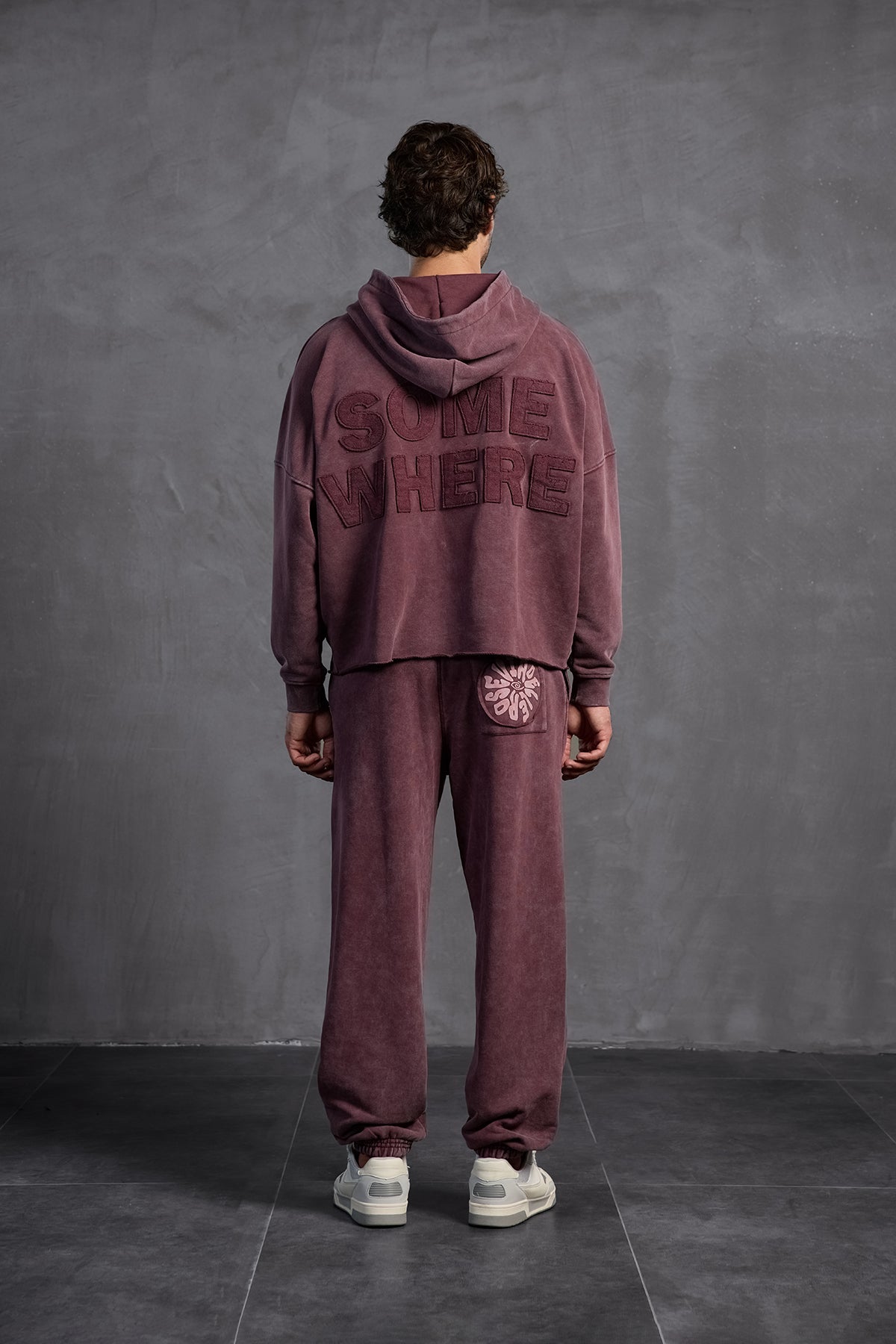 Bordo Lastikli Dar Paça Pantolon 10005